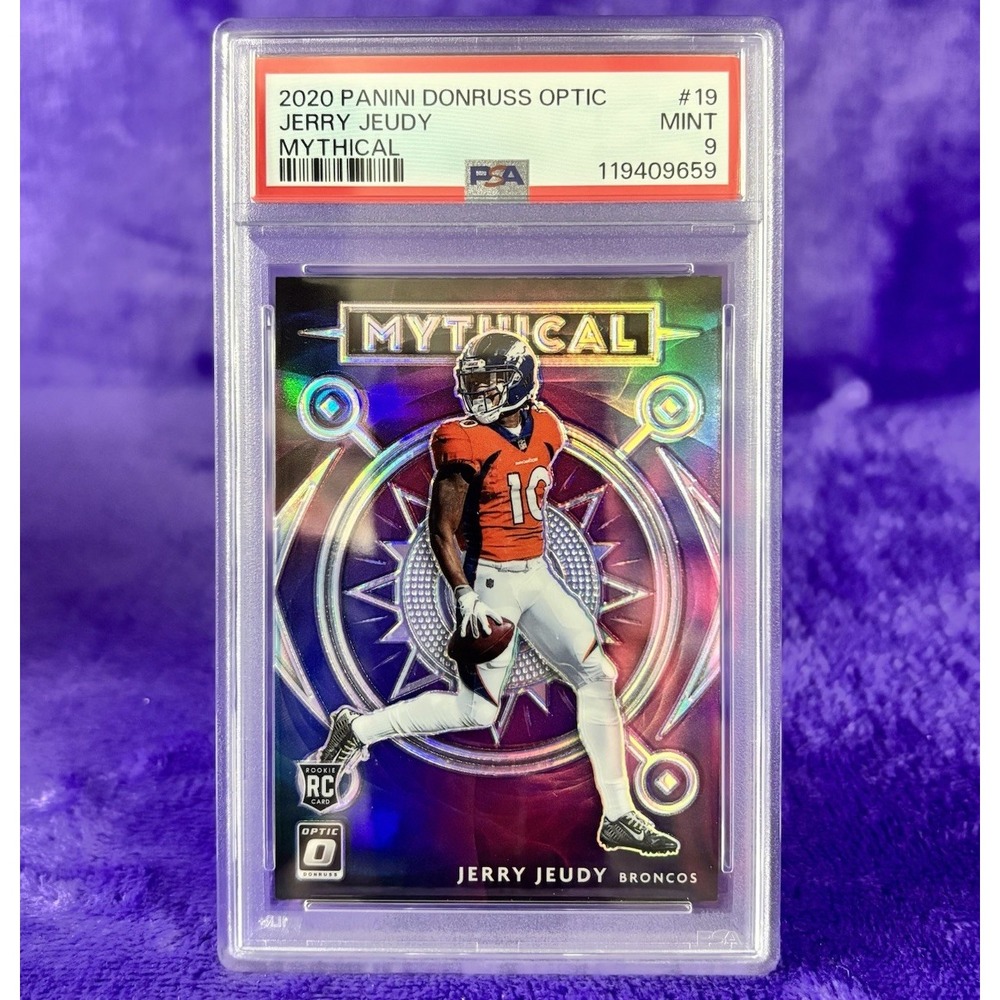 Jerry Jeudy 2020 Panini Donruss Optic Mythical 💥 CASE HIT (RC Rookie) 💎 PSA 9